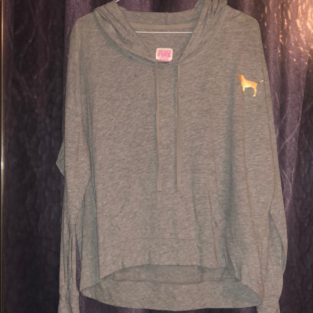 PINK sleep/beach hoodie.